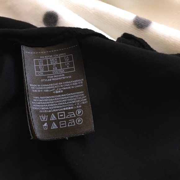 GUESS - Black Sleeveless Button Up Blouse with Back Cutout - Picture 5 of 5